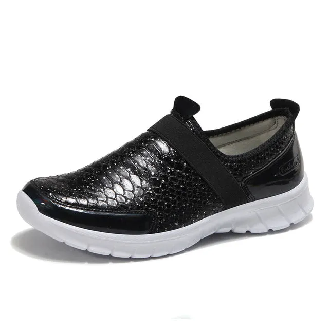 Aina Women's Slip-On Black Shoes