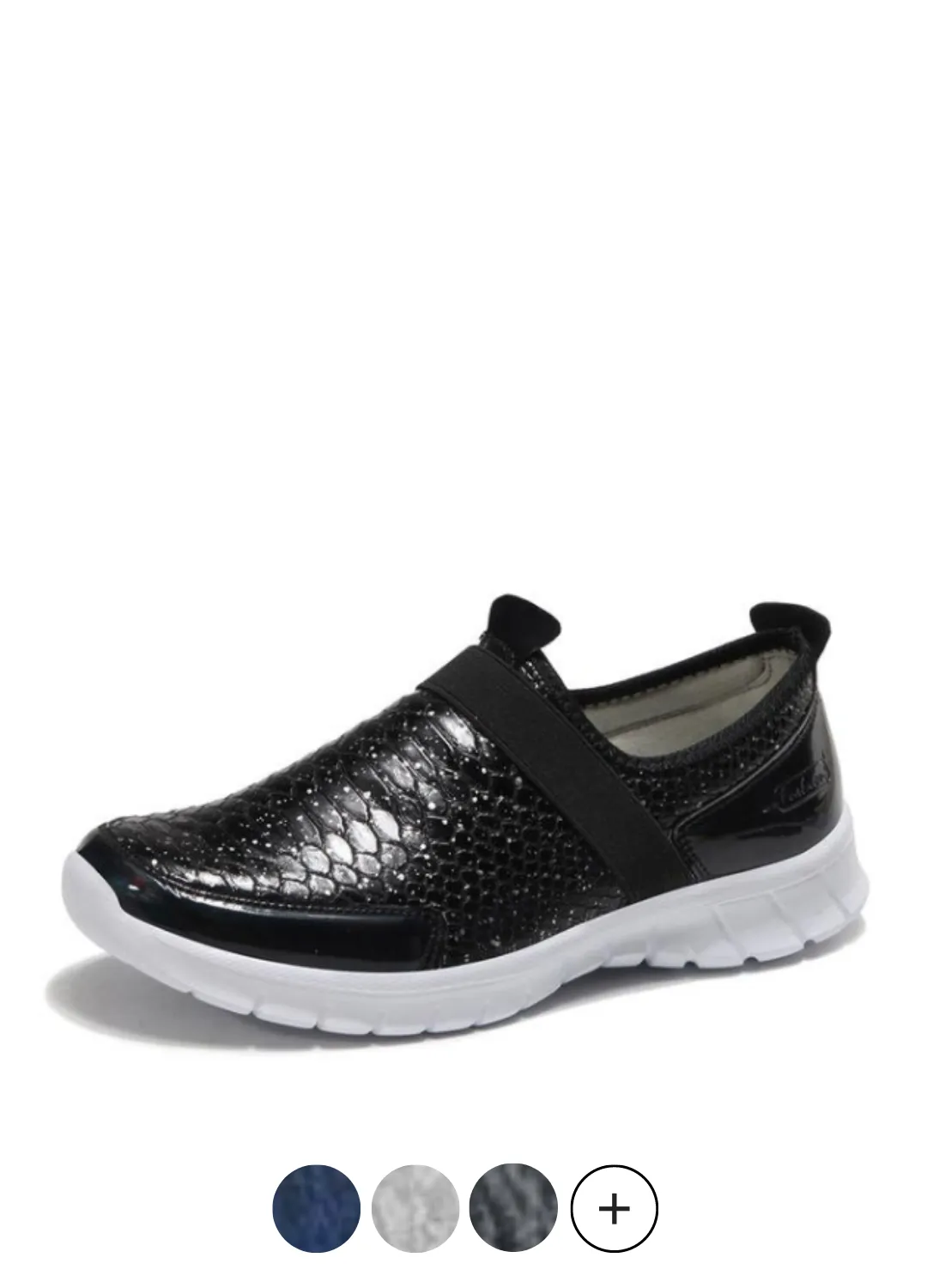 Aina Women's Slip-On Black Shoes