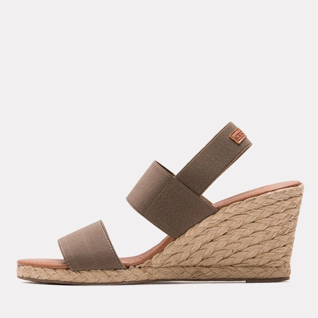 Allison Neutral Espadrille Wedge