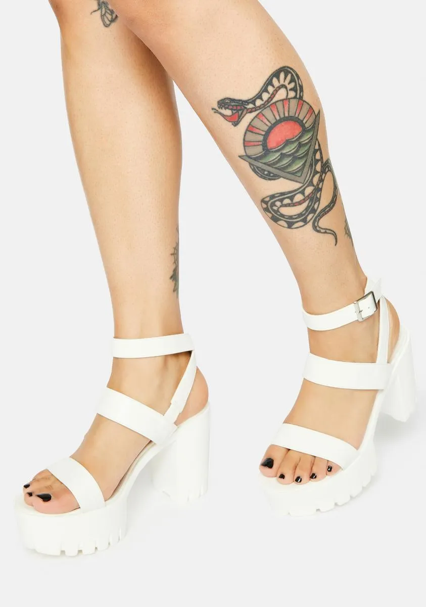 Angel Heavenly Hotspot Platform Sandals