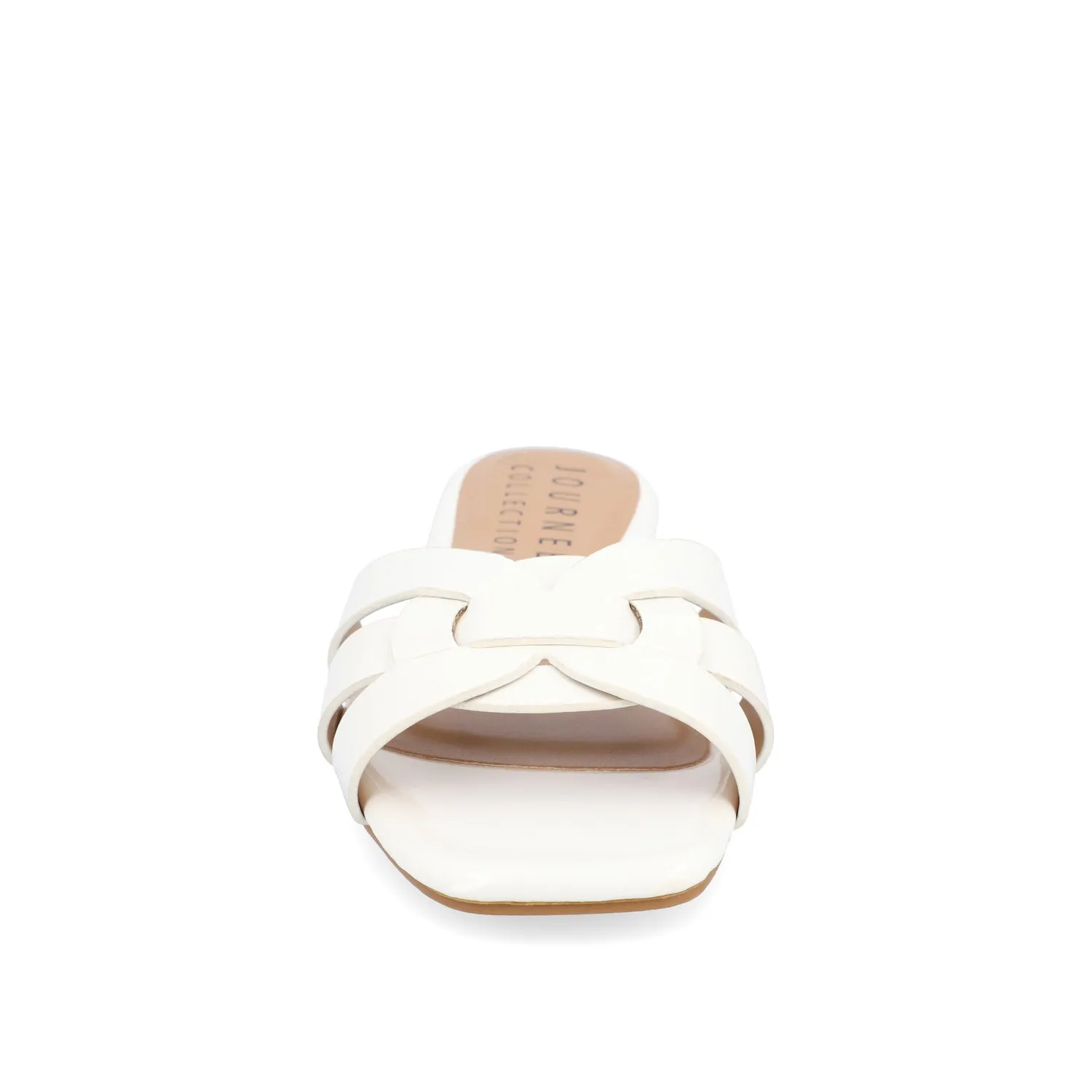 ARRINA SLIDE SANDALS IN BASIC PATENT