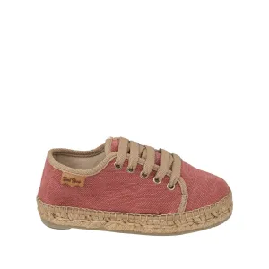 Basic Canvas Platform Espadrille for Kids - Emy-V