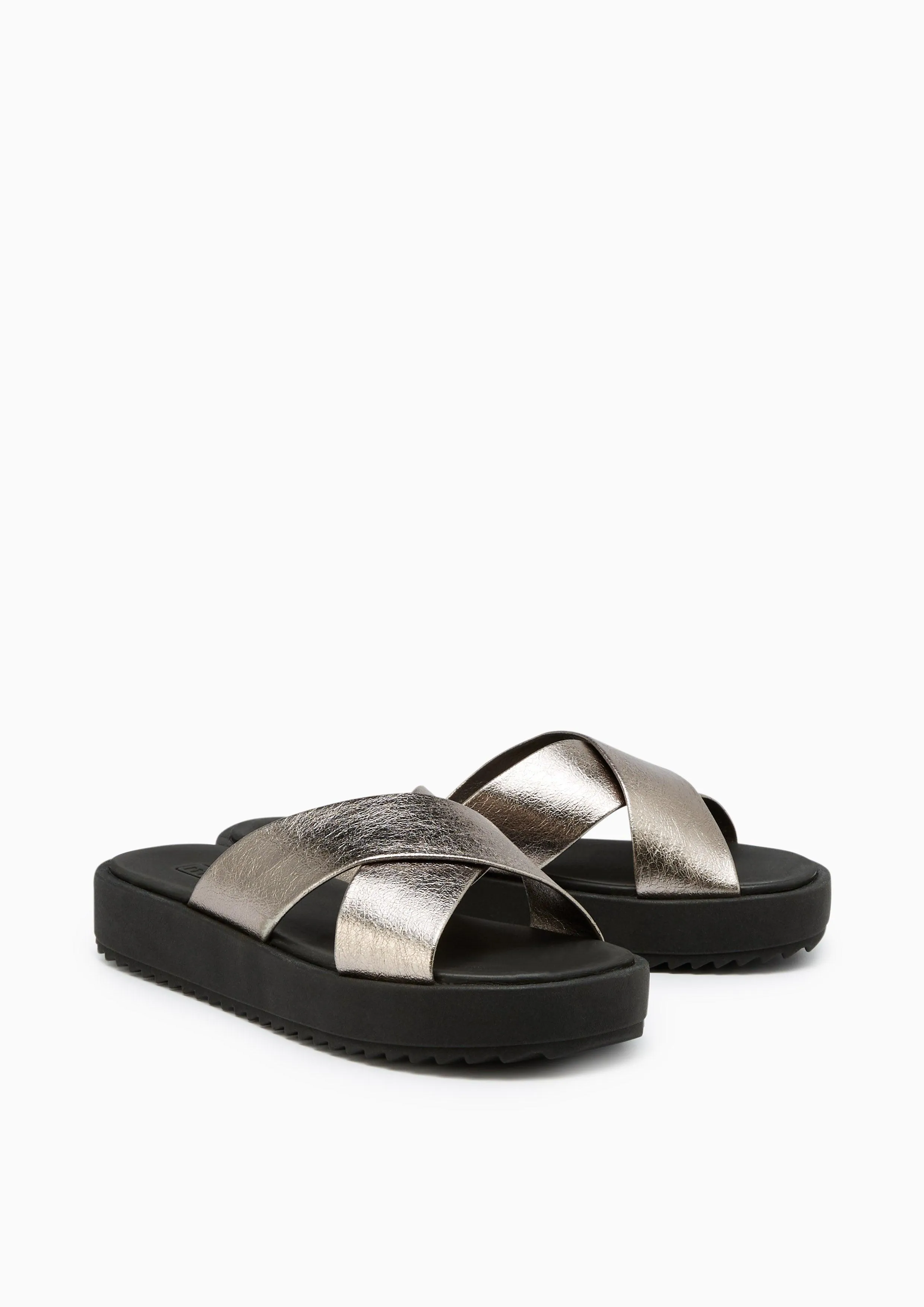 Betsey Platform Sandals Grey