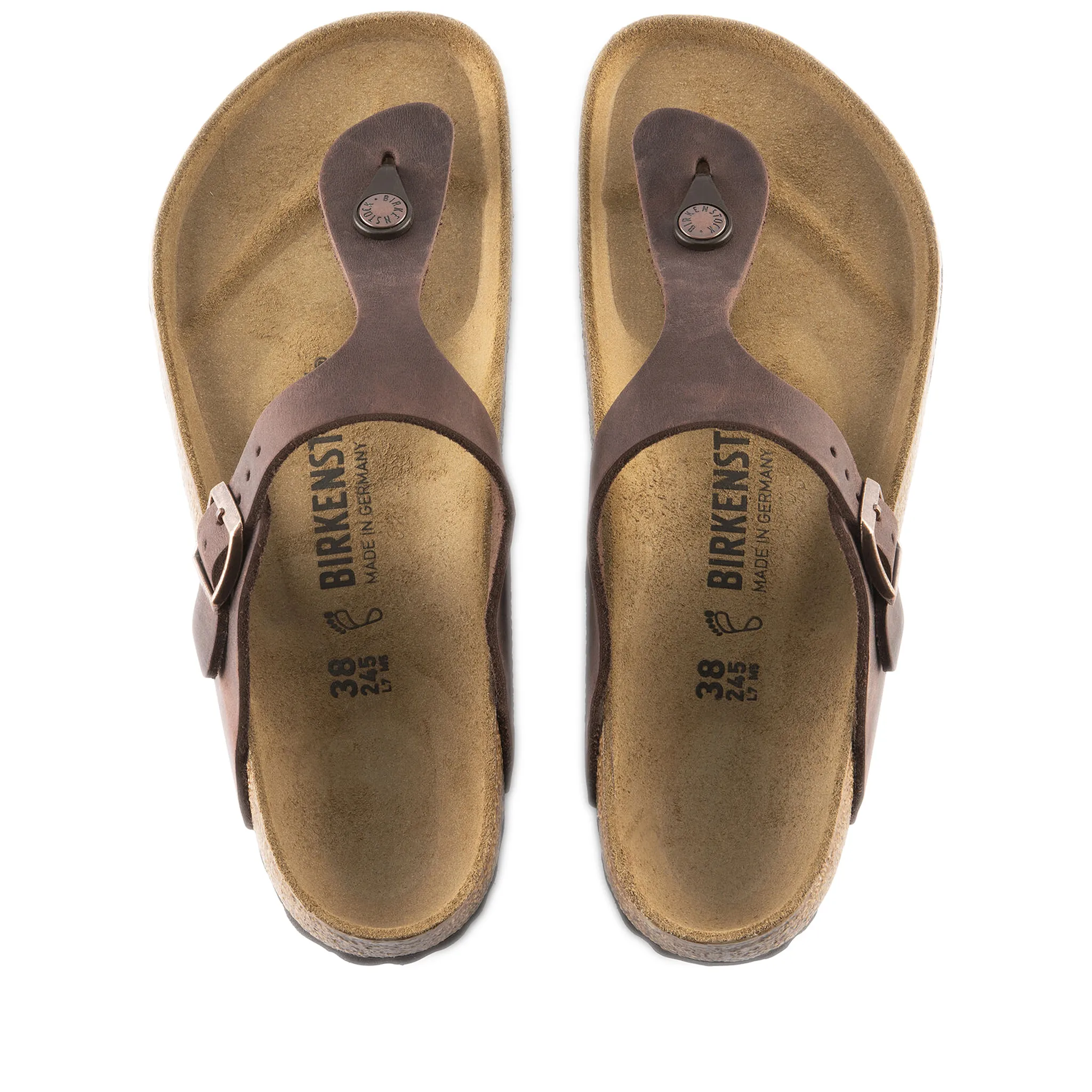 Birkenstock Gizeh Oiled Leather - Habana Sandals