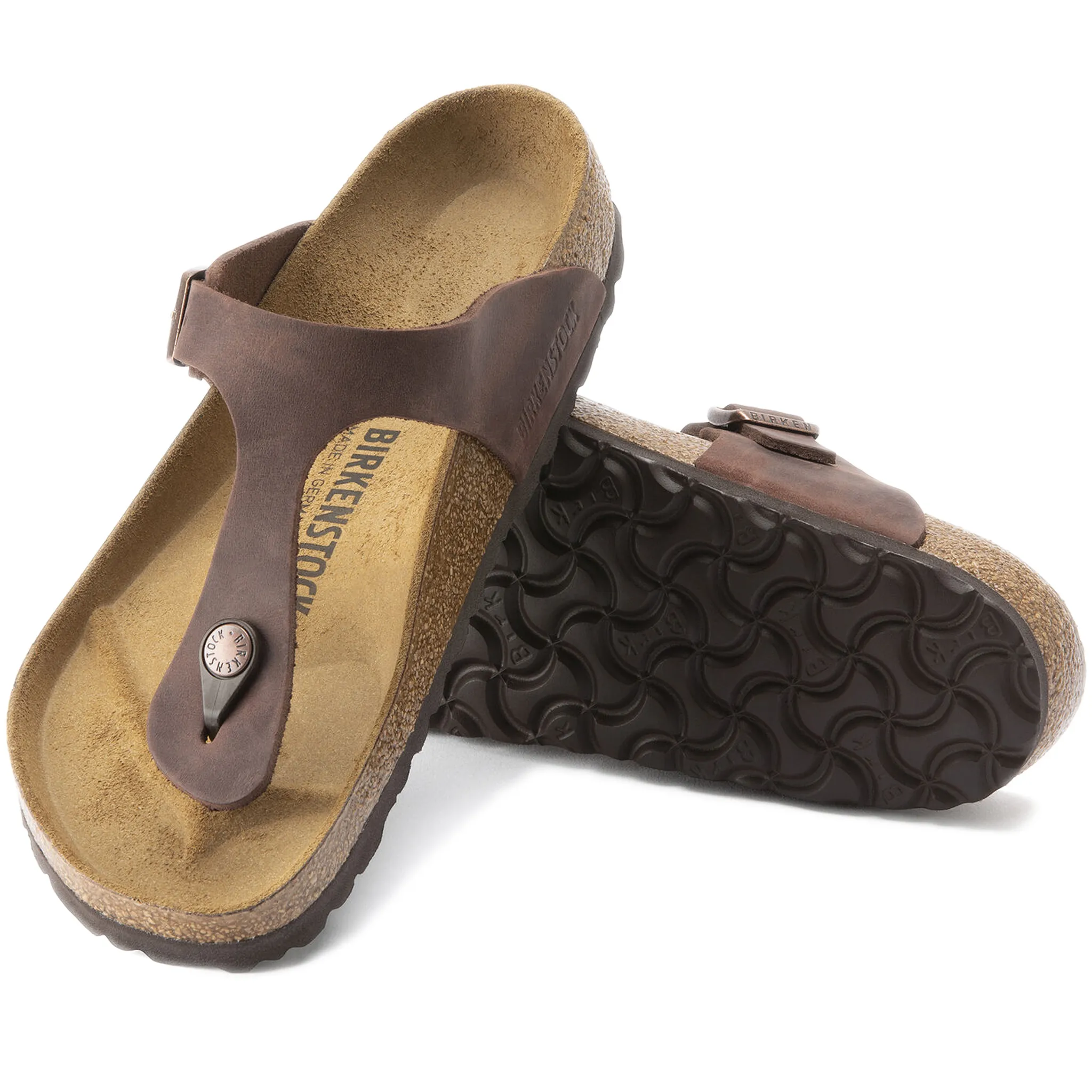 Birkenstock Gizeh Oiled Leather - Habana Sandals