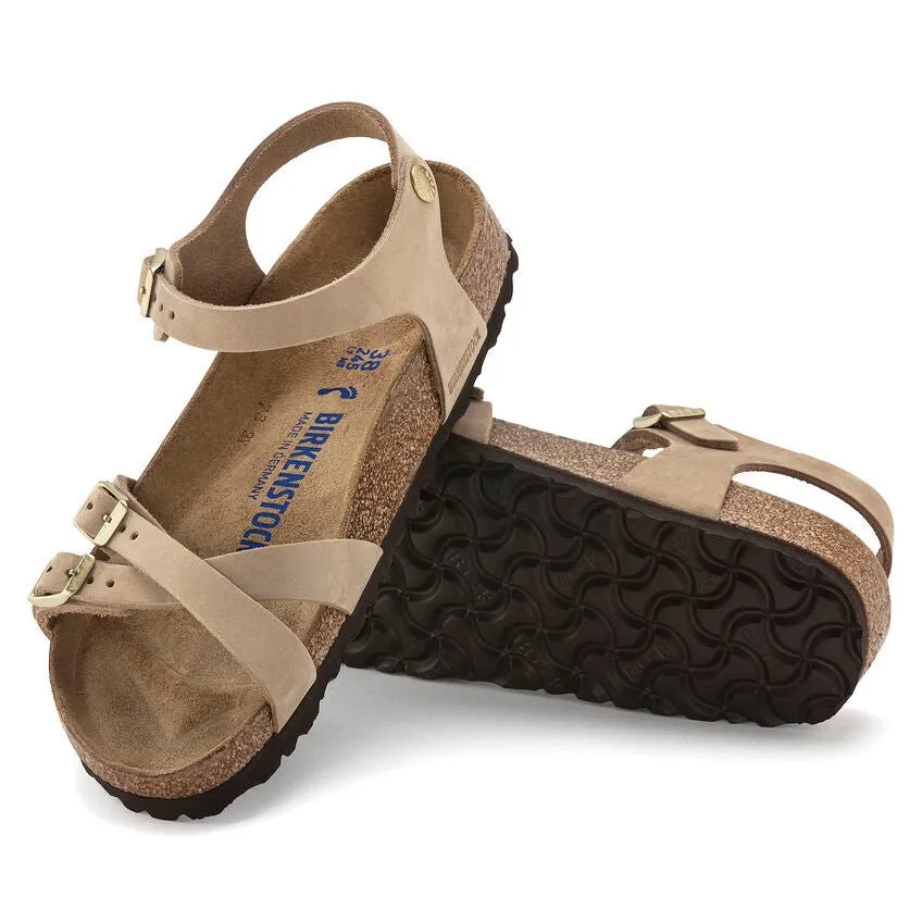 Birkenstock Women's Kumba Soft Footbed - Sandcastle Nubuck