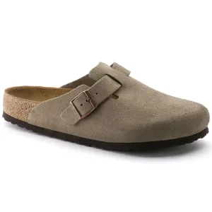 BOSTON SOFT FOOTBED SUEDE LEATHER - REGULAR - TAUPE