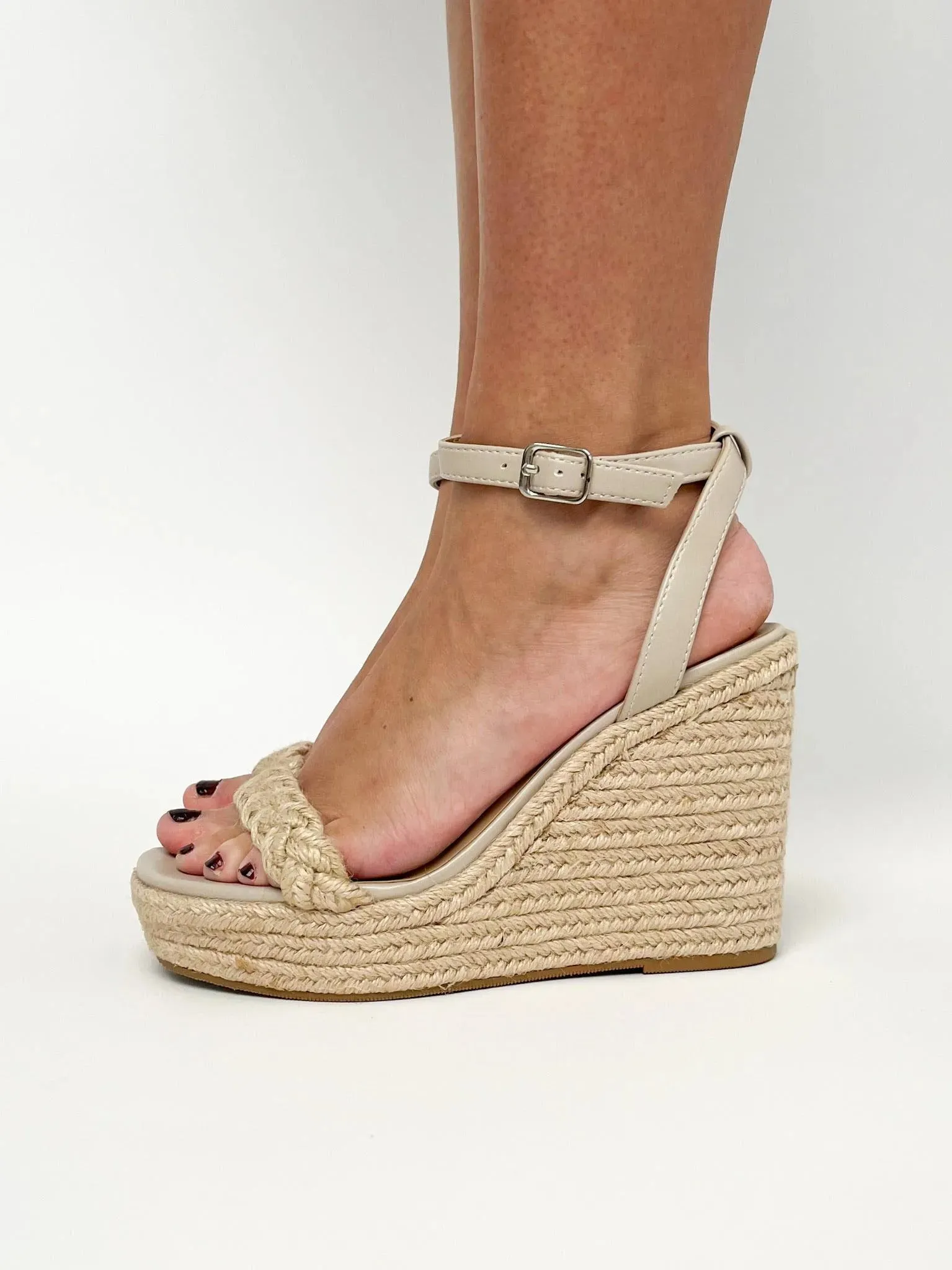 Braided Espadrille Wedge