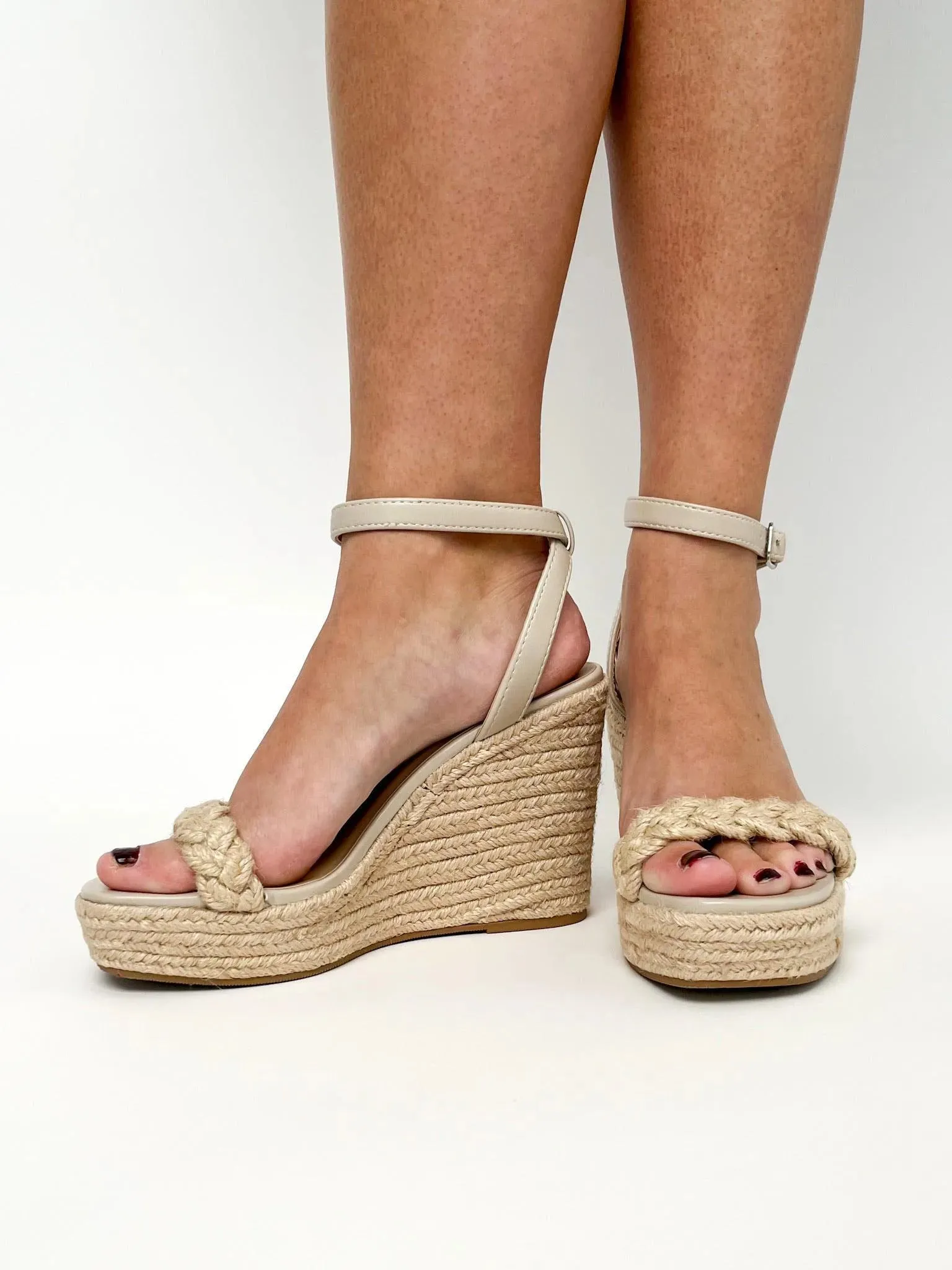 Braided Espadrille Wedge