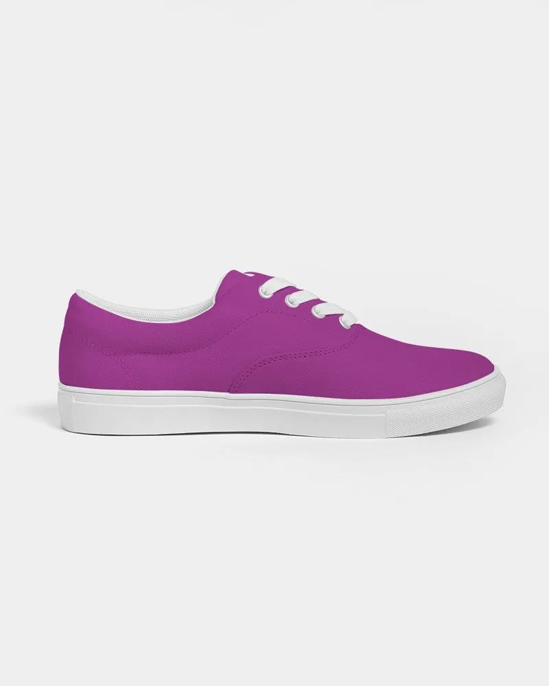 Bright Purple Women's Canvas Sneakers | Women's | Bright Pure Purple | C38M100Y0K0