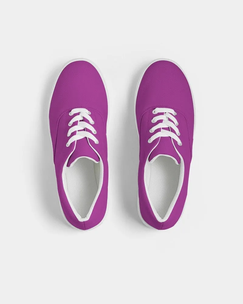 Bright Purple Women's Canvas Sneakers | Women's | Bright Pure Purple | C38M100Y0K0