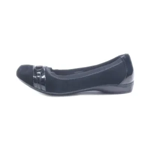 Clarks Ballerinas Suede Black Colour For Women