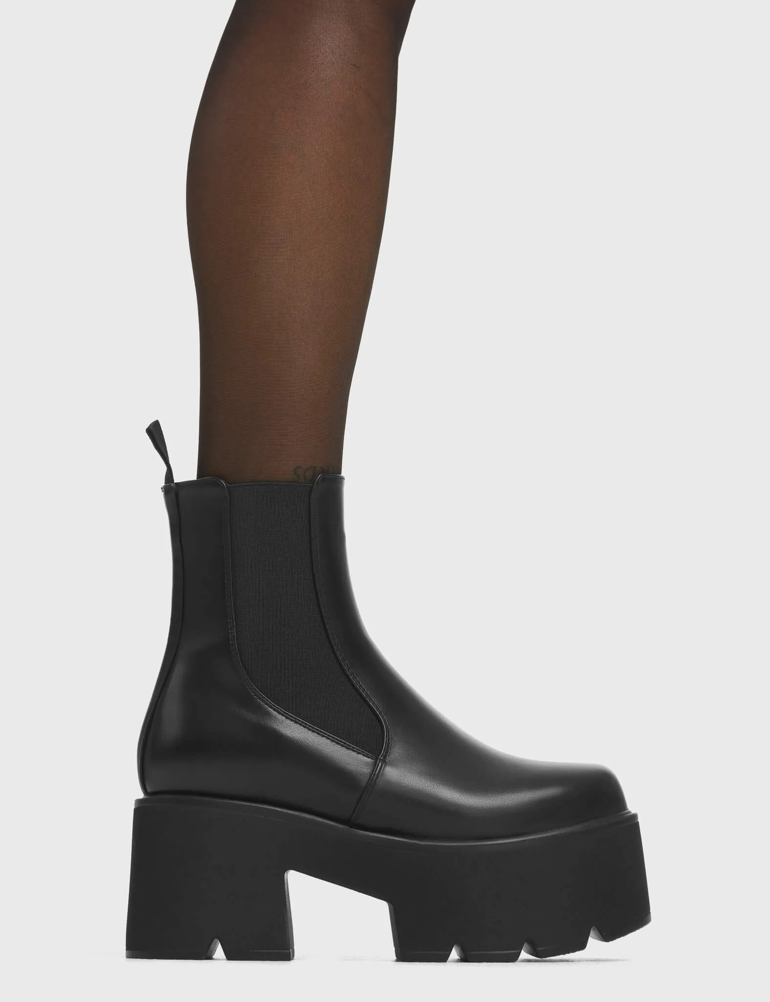 Communication Breakdown Chunky Platform Ankle Boots