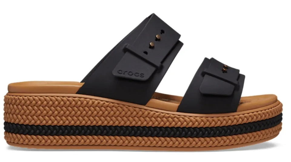 Crocs Brooklyn Woven Buckle Black