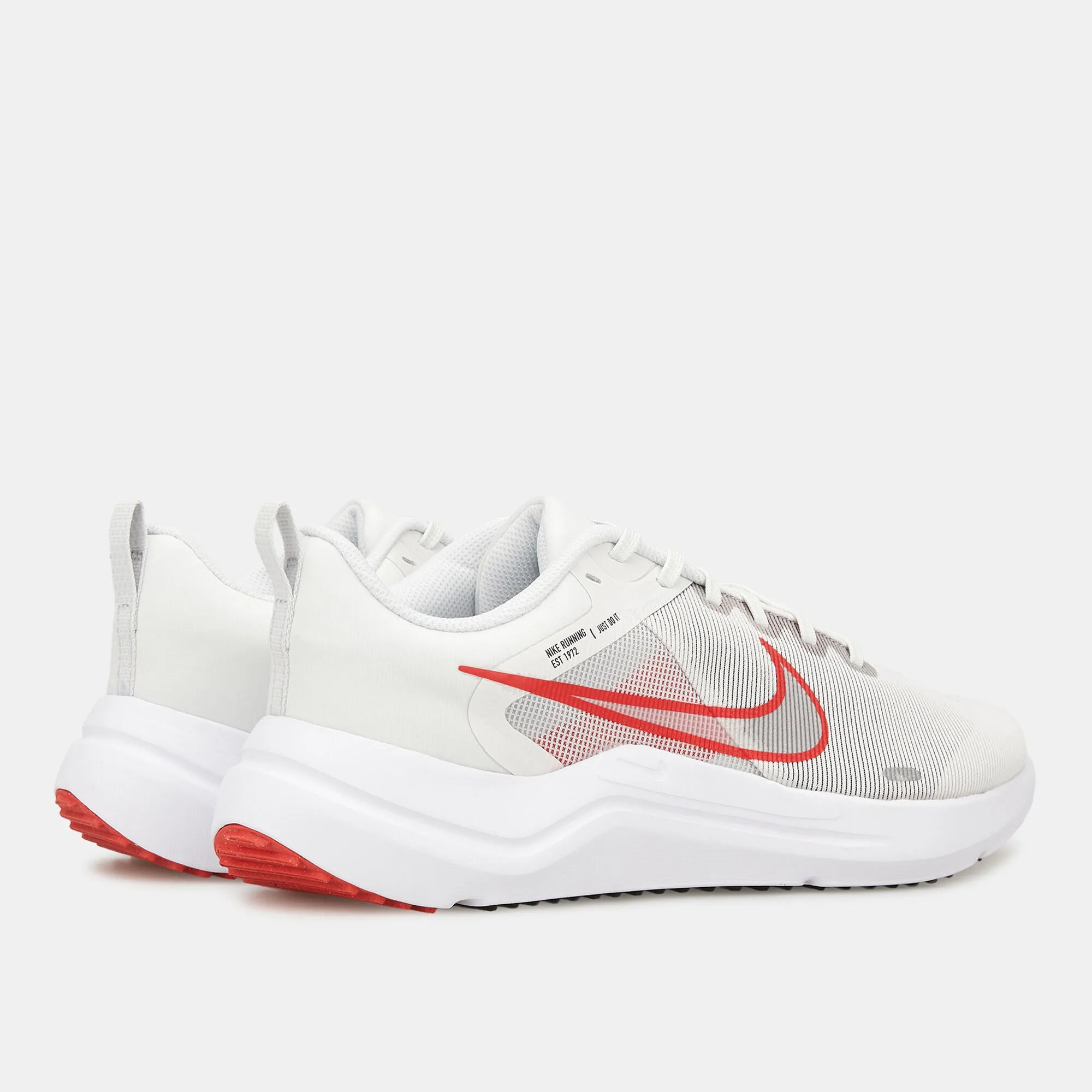 DD9293009, Nike, Downshifter 12 - Men's Sneakers - Platinum Tint/Lt Crimson Black