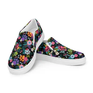 Garden of Paws Slip-on Canvas Shoes