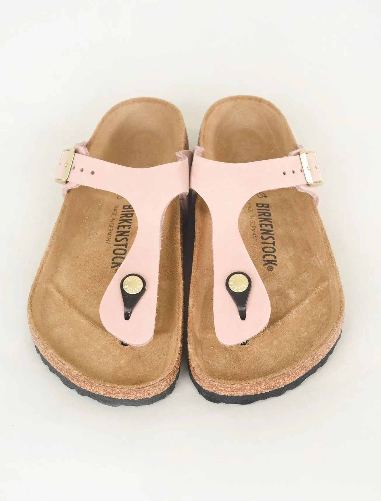 Gizeh Nubuk Sandal, Soft Pink