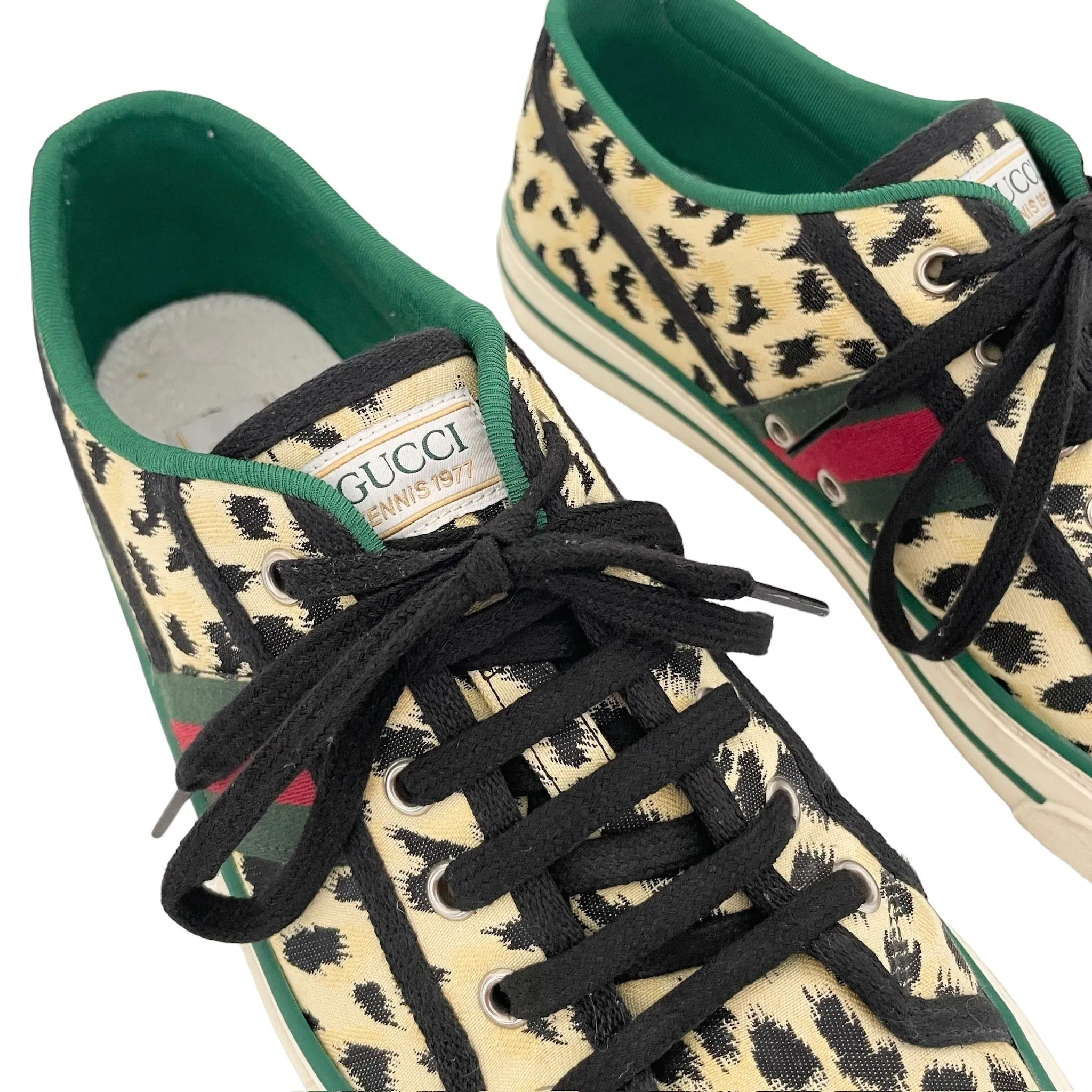 Leopard Canvas Sneakers - 10 (MEN)