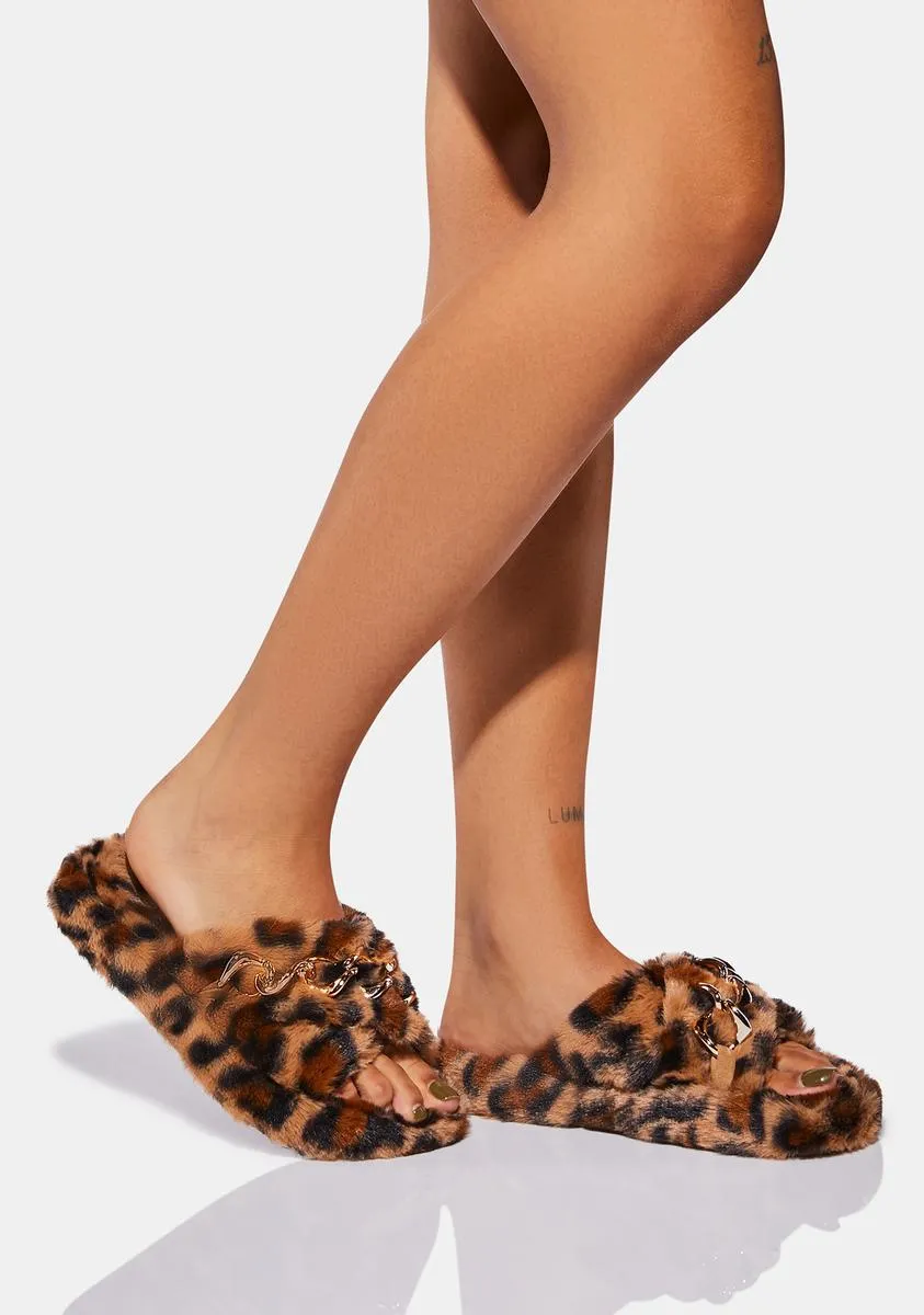 Leopard No Indifference Fuzzy Slides