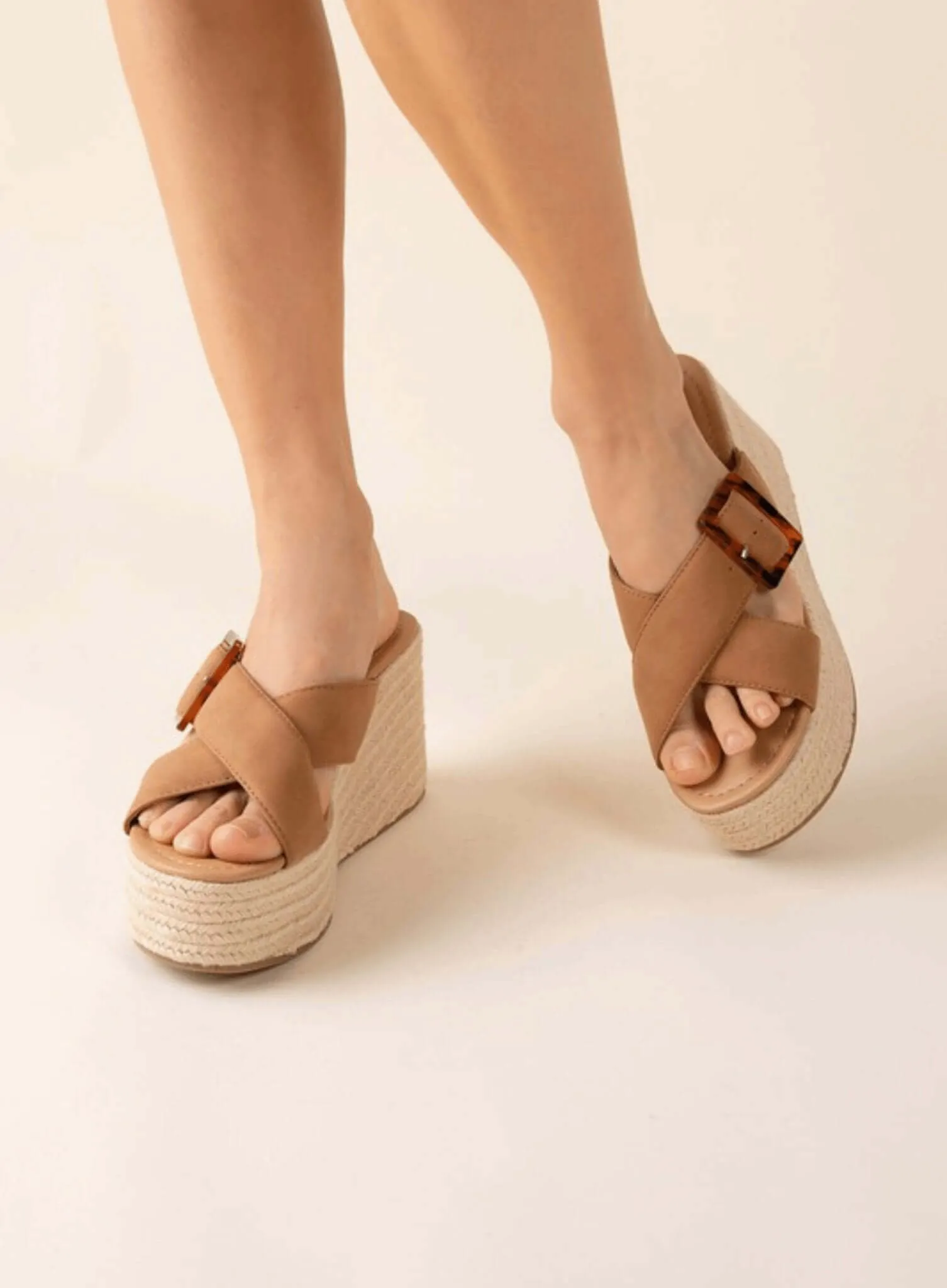 Manta Espadrille Platform Slides