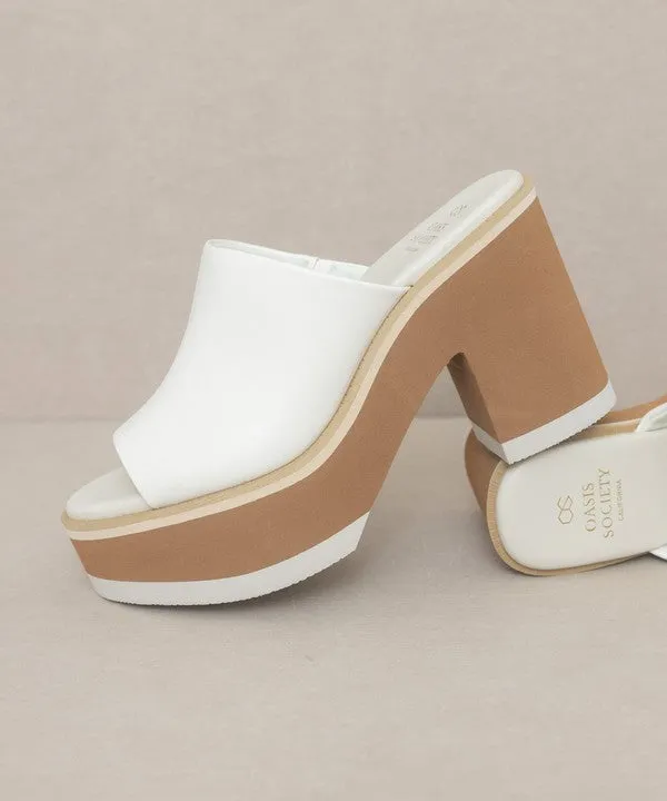 Maren - Layered Platform Heel Slides