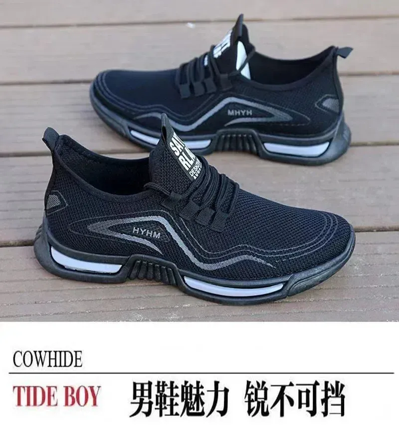 Men Shoes Casual Yez Fashion Sneakers Slip on Male Sport Running Shoes Breathable Training Walking Tennis Flats