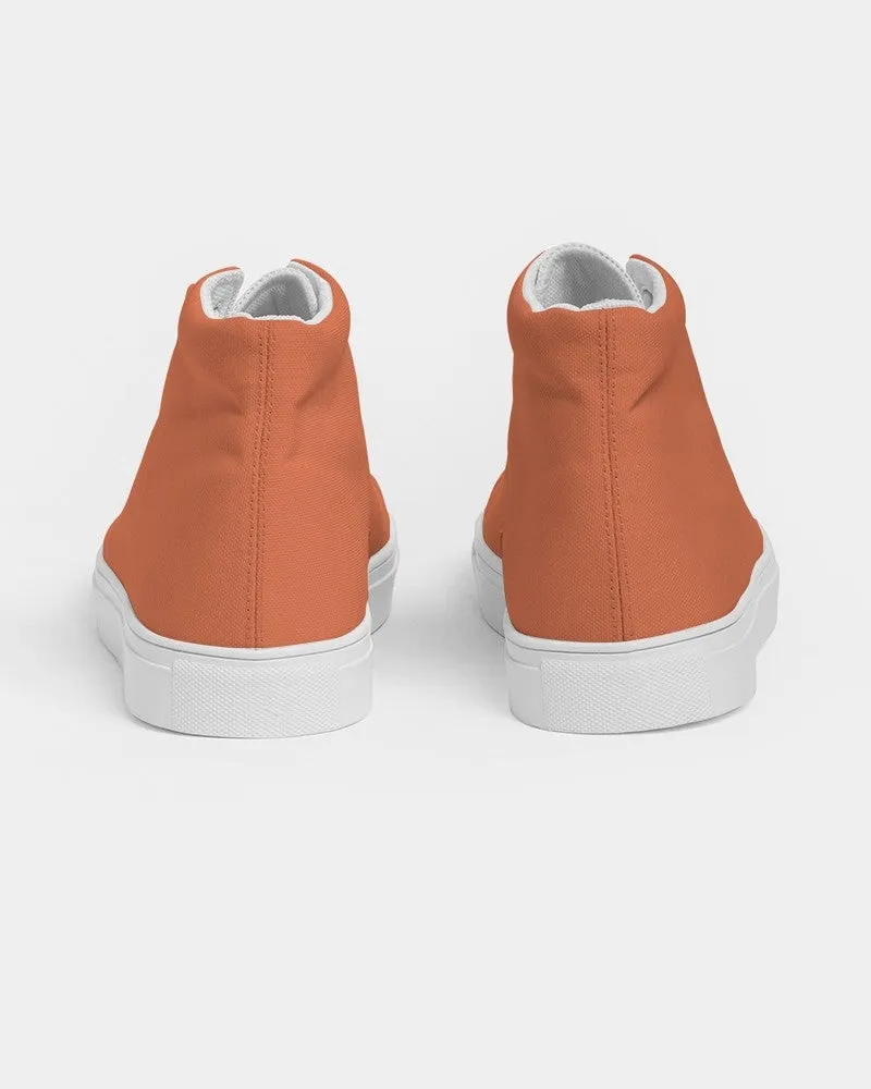 Midtone Orange High-Top Canvas Sneakers | Men's | C0M70Y80K0