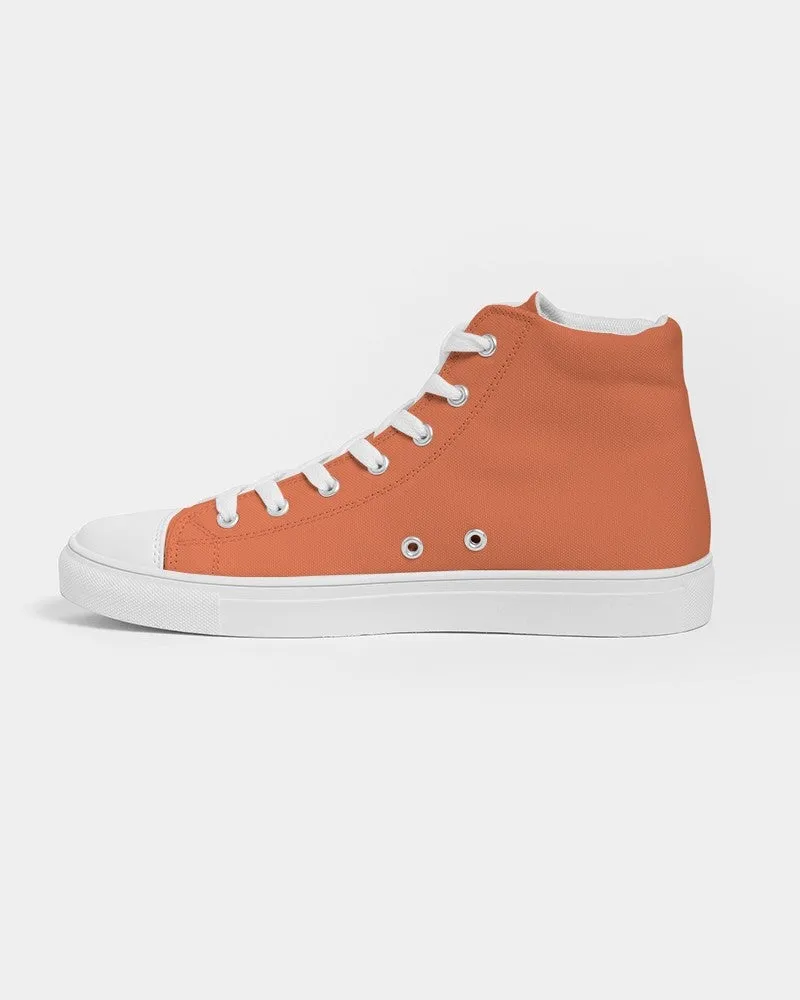 Midtone Orange High-Top Canvas Sneakers | Men's | C0M70Y80K0