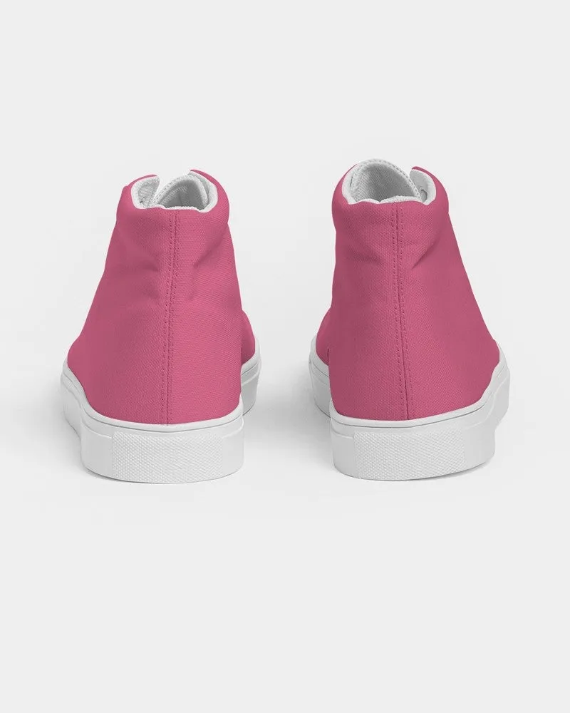 Midtone Pink High-Top Canvas Sneakers | Men's | C0M80Y20K0