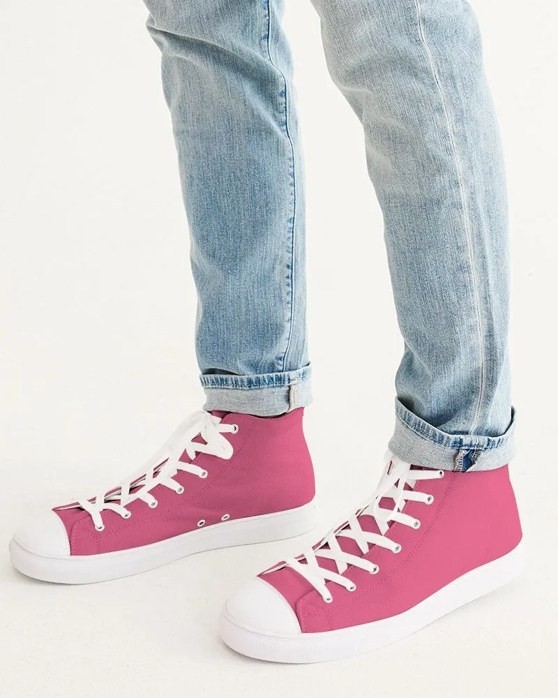 Midtone Pink High-Top Canvas Sneakers | Men's | C0M80Y20K0