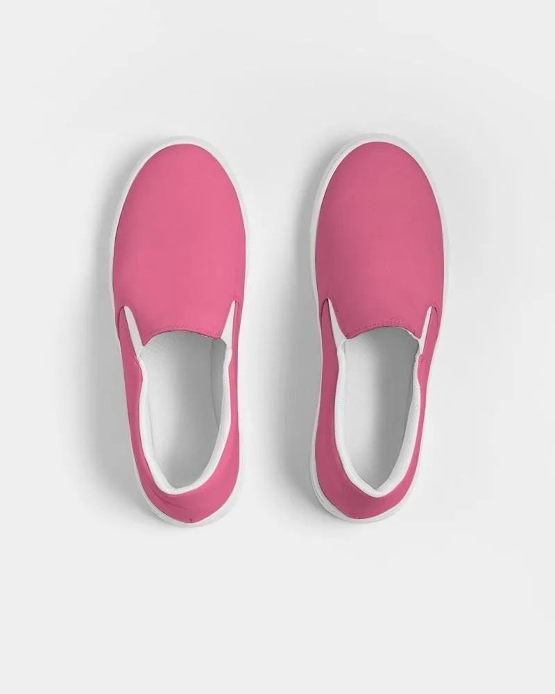 Midtone Pink Slip-On Canvas Sneakers | Women's | C0M80Y20K0