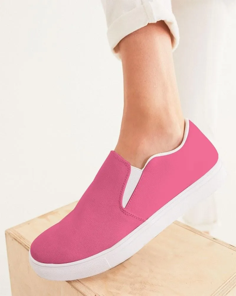 Midtone Pink Slip-On Canvas Sneakers | Women's | C0M80Y20K0