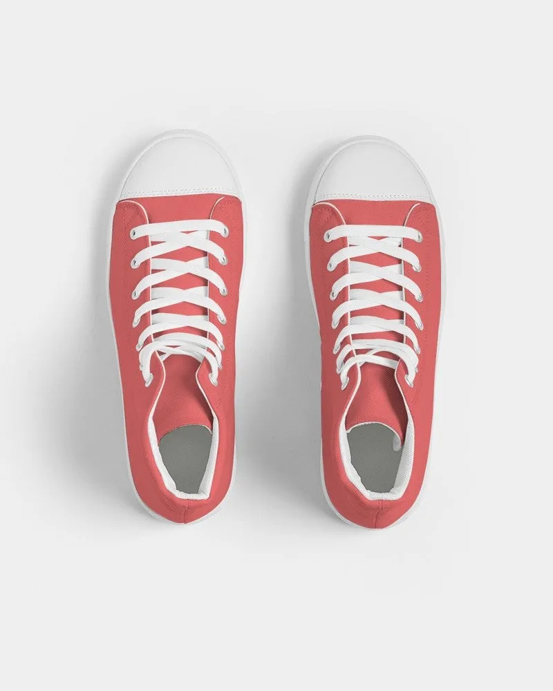 Midtone Red High-Top Canvas Sneakers | Women's | C0M80Y60K0