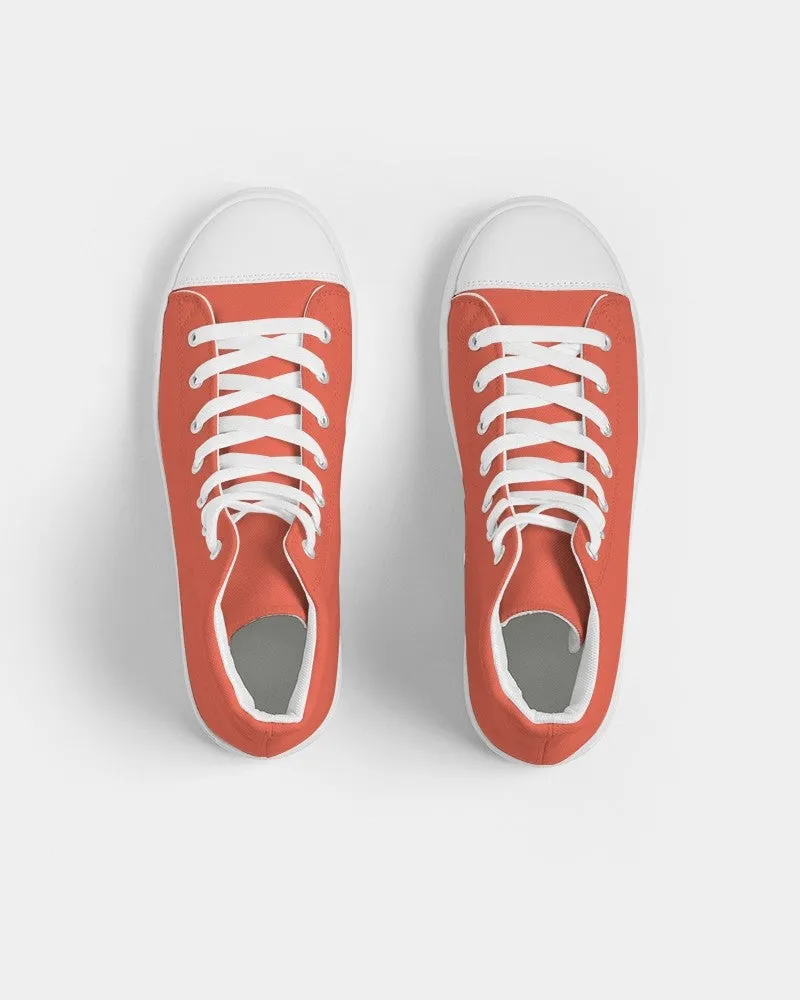 Midtone Red High-Top Canvas Sneakers | Women's | C0M80Y80K0