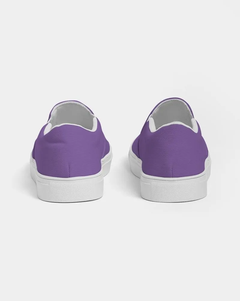 Midtone Violet Slip-On Canvas Sneakers | Men's | C60M80Y0K0