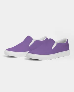 Midtone Violet Slip-On Canvas Sneakers | Men's | C60M80Y0K0