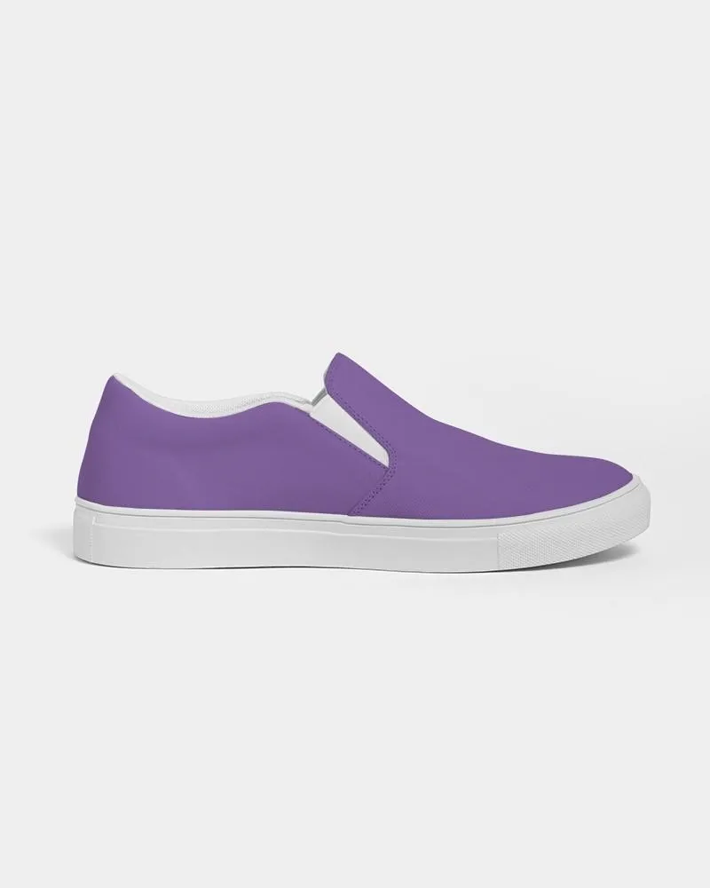 Midtone Violet Slip-On Canvas Sneakers | Men's | C60M80Y0K0