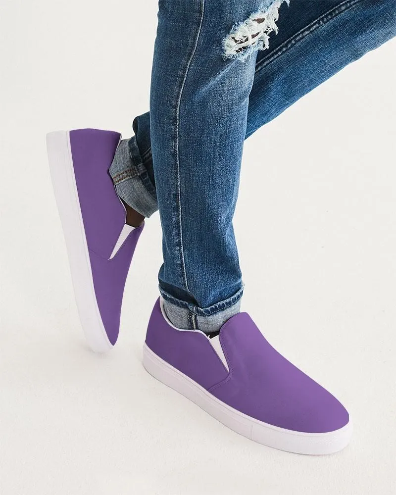 Midtone Violet Slip-On Canvas Sneakers | Men's | C60M80Y0K0