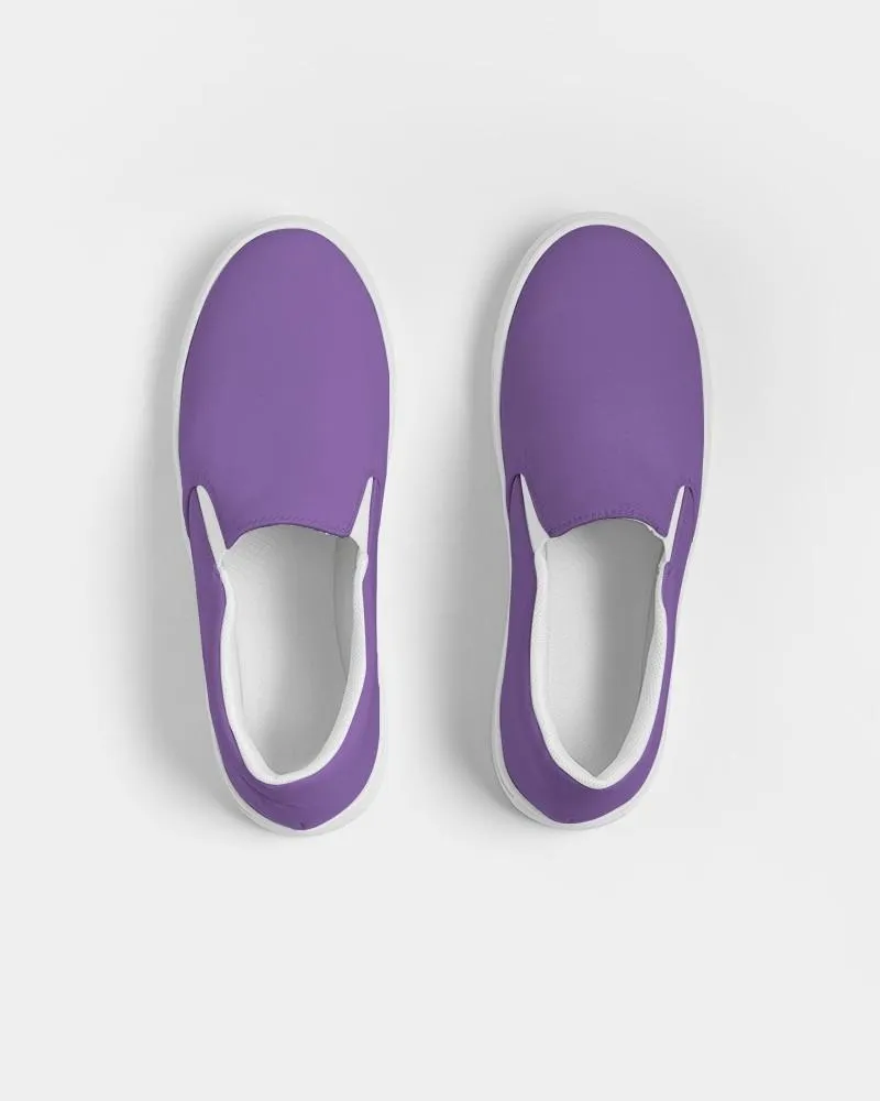 Midtone Violet Slip-On Canvas Sneakers | Men's | C60M80Y0K0