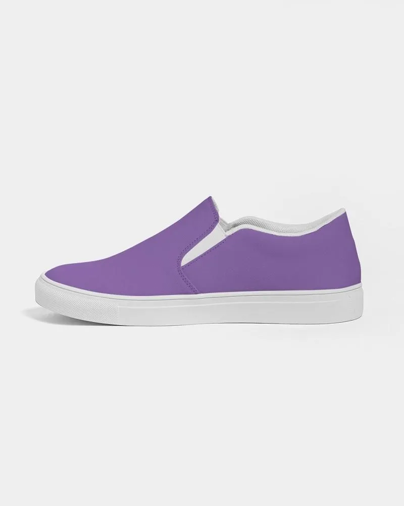 Midtone Violet Slip-On Canvas Sneakers | Men's | C60M80Y0K0