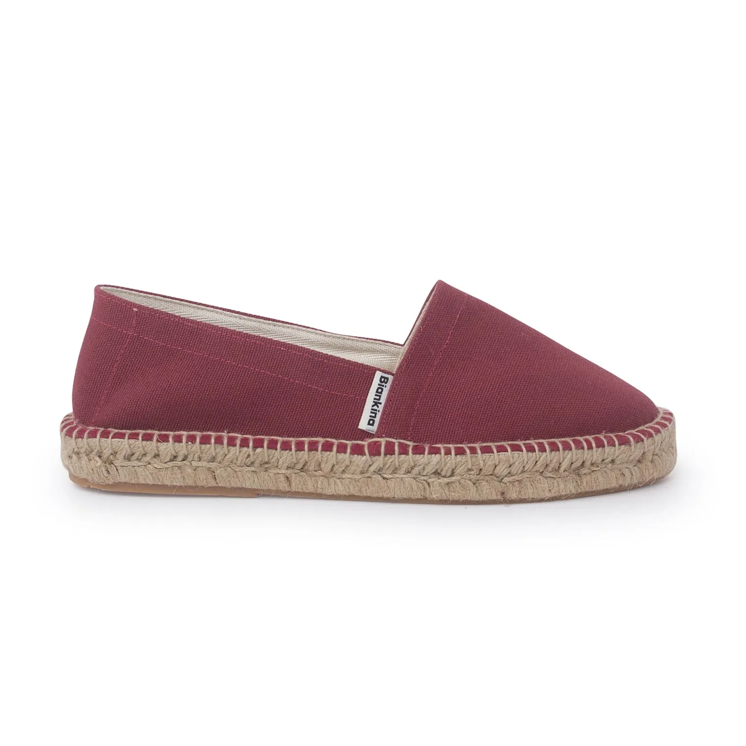 Mila Sustainable, Eco Friendly, Vegan Canvas Espadrille Flats - Red