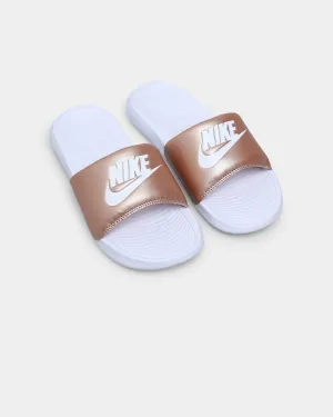 Nike Women's Victori One Slide Metallic Red Bronze