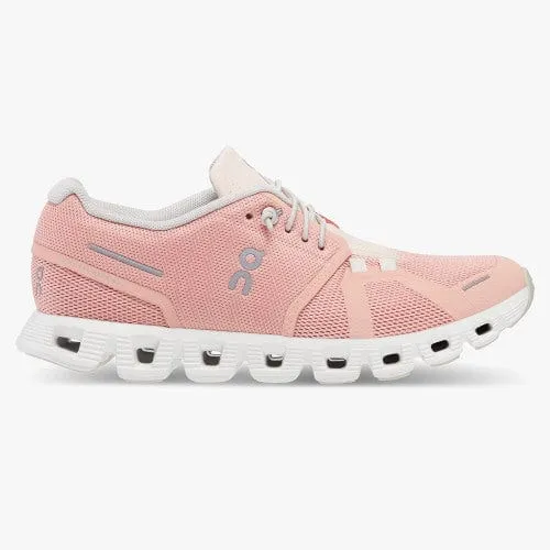 On Cloud Women's Cloud 5 Running Shoes- Rose/Shell