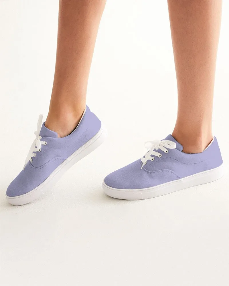 Pale Pastel Blue Women's Canvas Sneakers | Women's | Bright Pale Pastel Blue | C30M30Y0K0