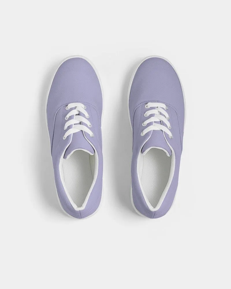 Pale Pastel Blue Women's Canvas Sneakers | Women's | Bright Pale Pastel Blue | C30M30Y0K0