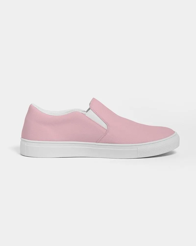 Pale Pastel Cool Pink Slip-On Canvas Sneakers | Men's | Bright Pale Pastel Cool Pink | C0M30Y8K0