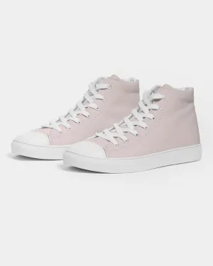 Pale Pink Women's High-top Canvas Sneakers | Women's | Bright Pale Pink | C0M10Y5K0