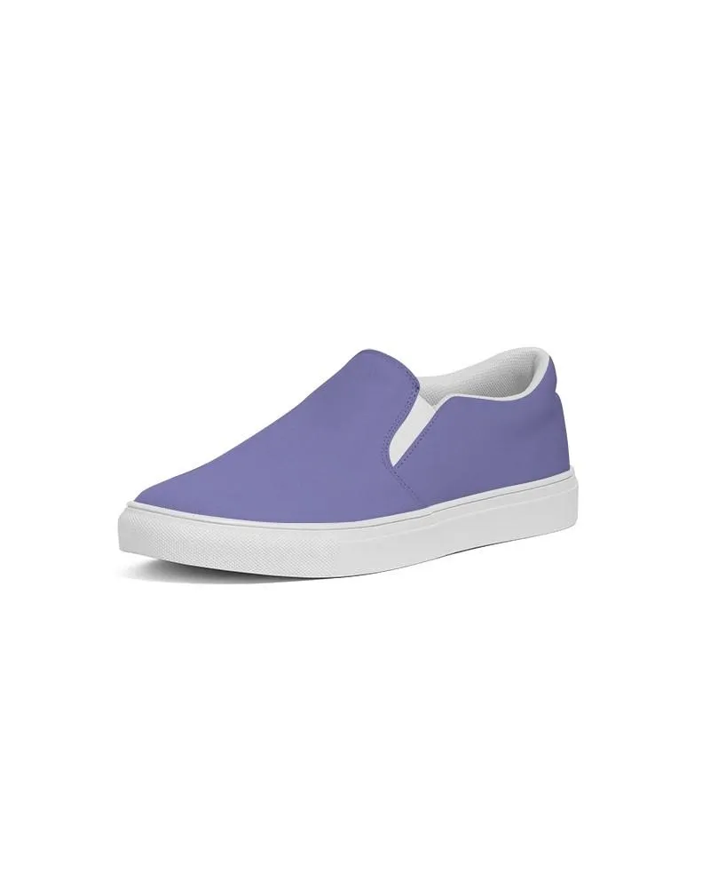 Pastel Blue Slip-On Canvas Sneakers | Women's | Bright Pastel Blue | C60M60Y0K0