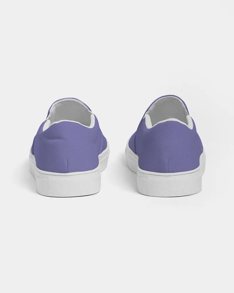 Pastel Blue Slip-On Canvas Sneakers | Women's | Bright Pastel Blue | C60M60Y0K0