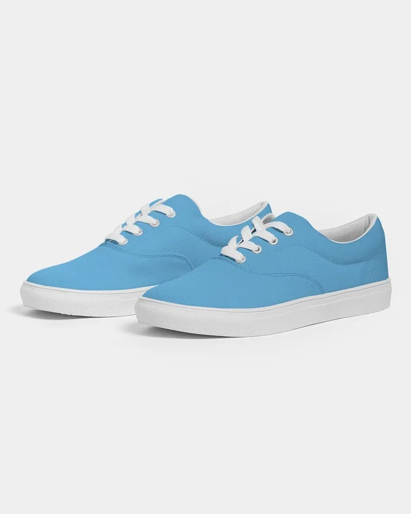 Pastel Cyan Men's Canvas Sneakers | Men's | Bright Pastel Cyan | C60M15Y0K0